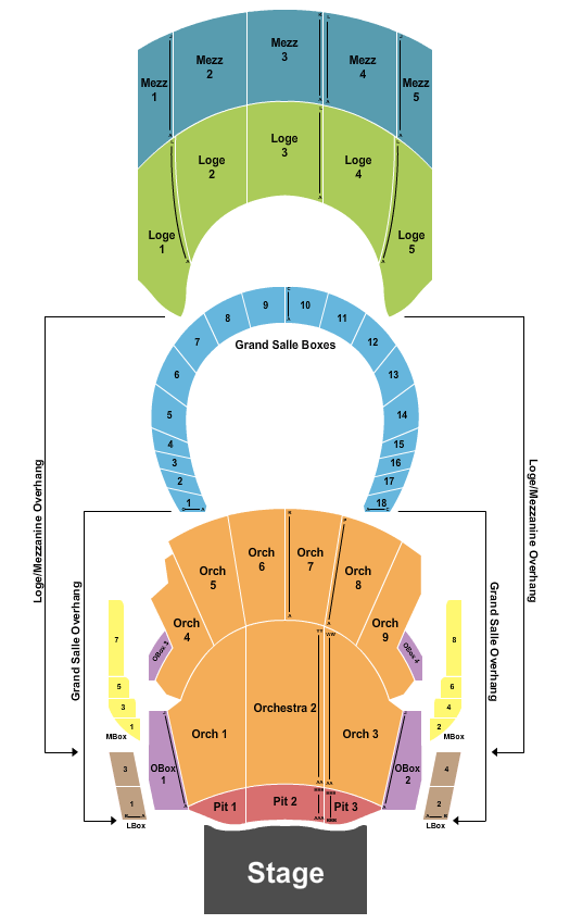 The Met Presented by Highmark Cirque du Soleil Seating Chart